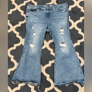 Torrid Perfect Super Flare Vintage Stretch Jeans - Blue 22R